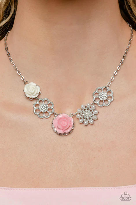 Tea Party Favor - Pink Necklace