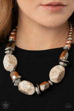 Load image into Gallery viewer, In Good Glazes - Brown Necklace
