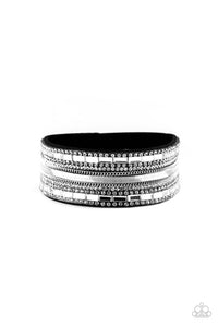 Teasingly Tomboy - Black Bracelet