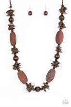 Load image into Gallery viewer, Carefree Cococay - Brown Necklace
