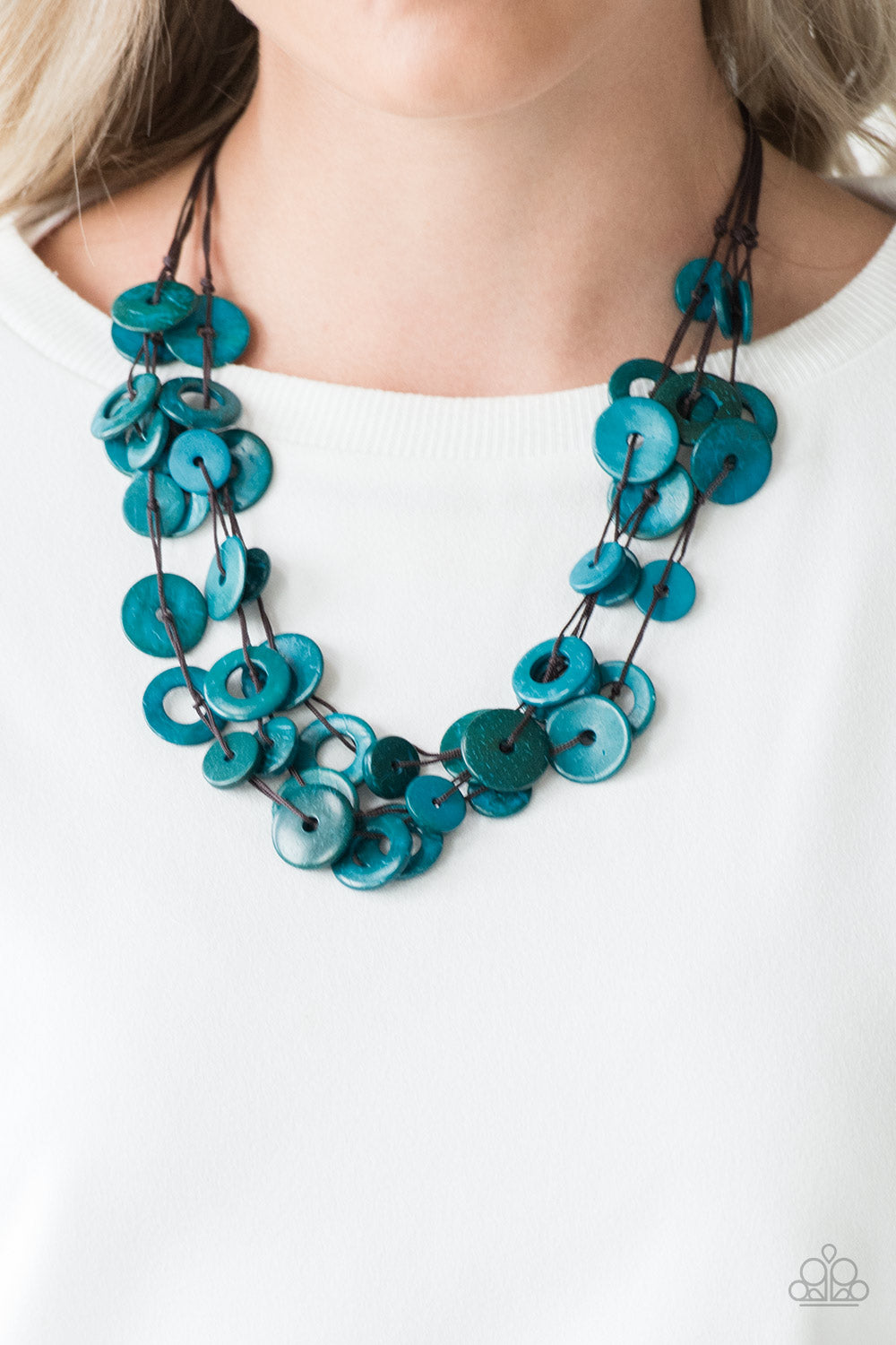 Wonderfully Walla Walla - Blue Necklace