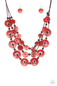 Catalina Coastin - Red Necklace