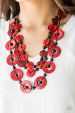 Load image into Gallery viewer, Catalina Coastin - Red Necklace
