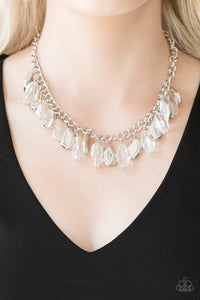 Fringe Fabulous - White Necklace