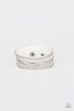 Load image into Gallery viewer, Rollin In Rhinestones - White Bracelet
