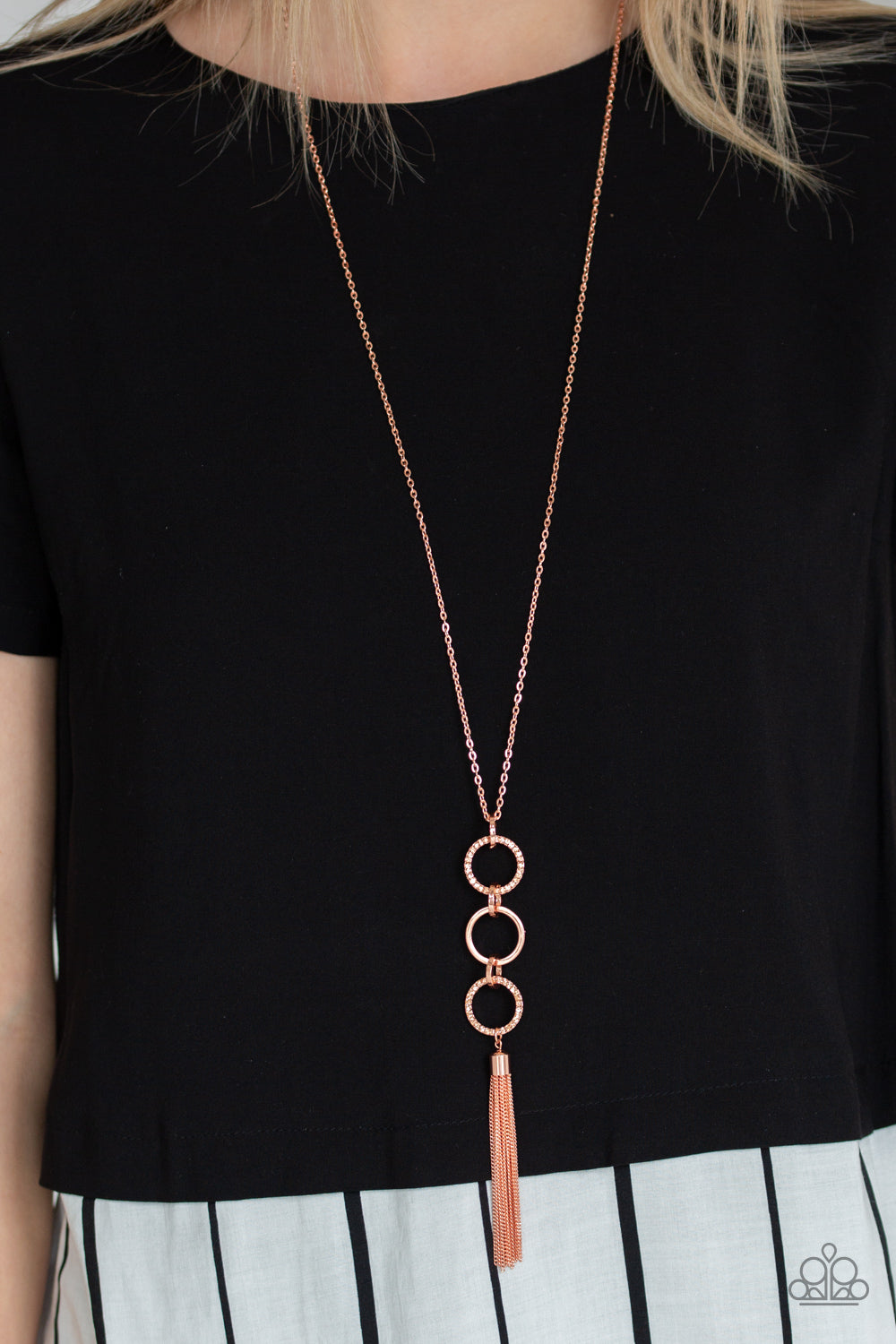 Diva In Diamonds - Copper Necklace