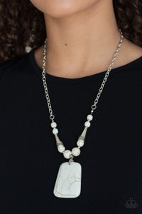 Sandstone Oasis -White Necklace