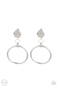 Jumping Through Hoops - Silver Earrings