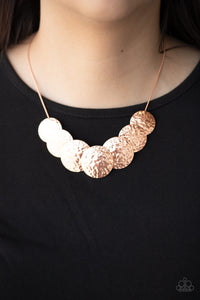 RADIAL Waves - Copper Necklace