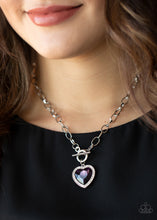 Load image into Gallery viewer, Check Your Heart Rate - Purple Necklace
