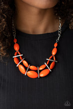 Load image into Gallery viewer, Law of the Jungle - Orange Necklace
