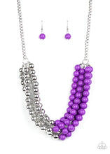 Load image into Gallery viewer, Layer After Layer - Purple Necklace
