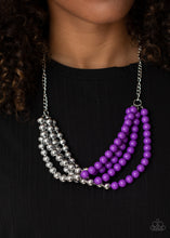 Load image into Gallery viewer, Layer After Layer - Purple Necklace
