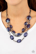 Load image into Gallery viewer, I Need a GLOW-cation - Blue Necklace
