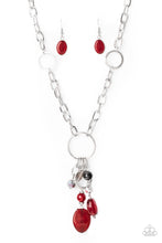 Load image into Gallery viewer, Lay Down Your CHARMS - Red Necklace
