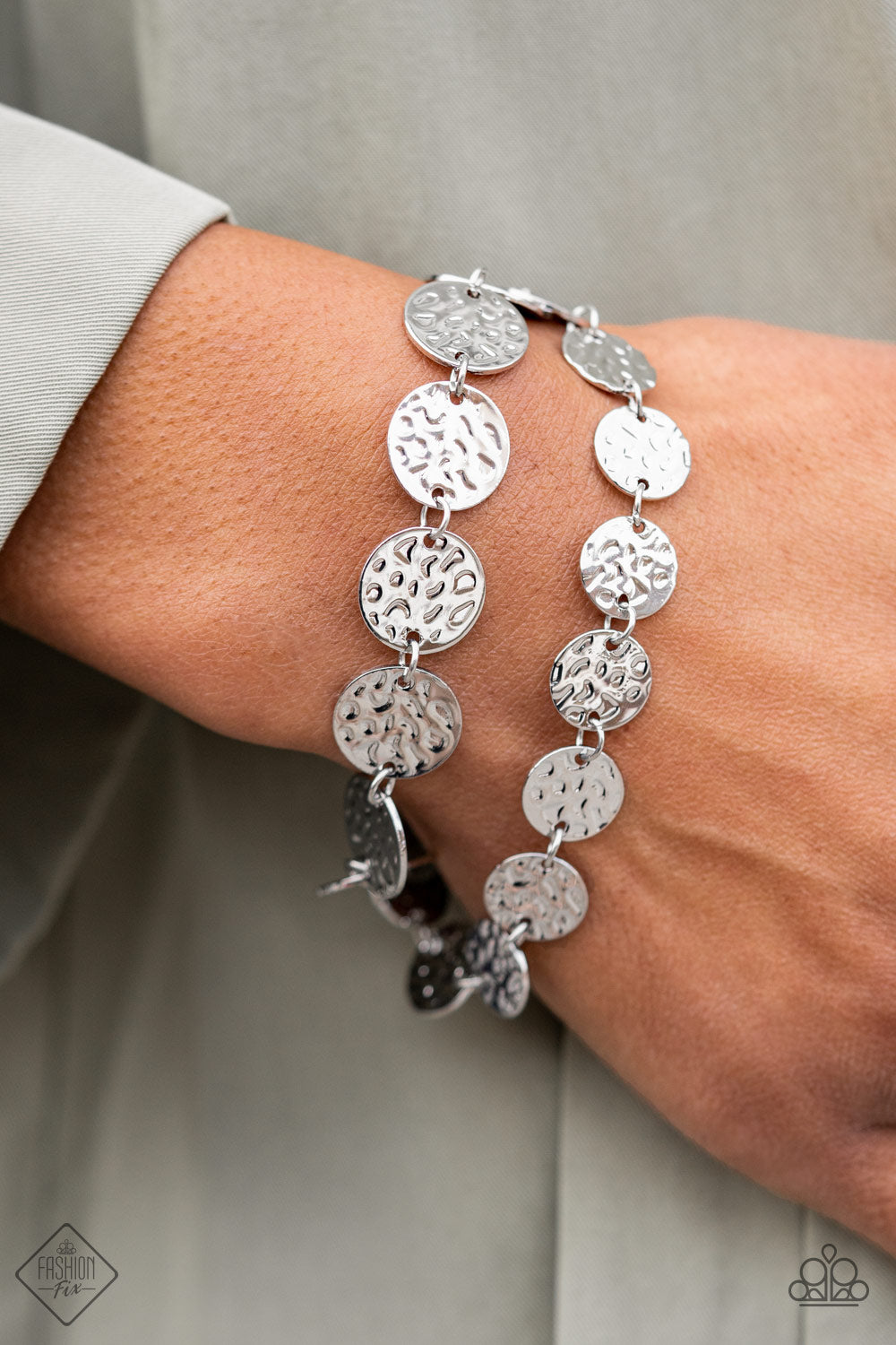 Rooted To The SPOTLIGHT - Silver Bracelet-Magnificent Musings