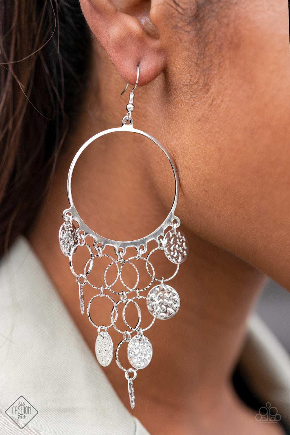 All CHIME High - Silver Earrings - Magnificent Musings