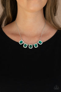 Next Level Luster - Green Necklace