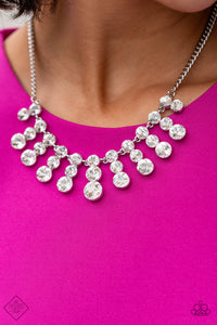 Celebrity Couture - White Necklace - Fiercely 5th Avenue