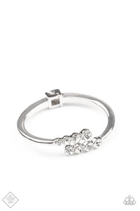 Defying Dazzle - White Bracelet - Fiercely 5th Avenue