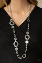 Load image into Gallery viewer, Mechanically Metro - Silver Necklace
