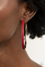 Load image into Gallery viewer, Fearless Flavor - Red Earrings
