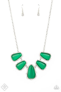 Newport Princess - Green Necklace - Glimpses of Malibu