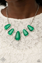 Load image into Gallery viewer, Newport Princess - Green Necklace - Glimpses of Malibu
