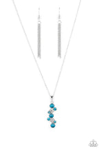 Load image into Gallery viewer, Classically Clustered - Blue Necklace
