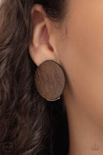 Load image into Gallery viewer, WOODWORK It - Brown Earring
