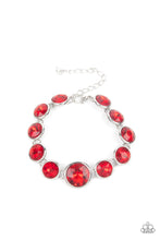 Load image into Gallery viewer, Lustrous Luminosity - Red Bracelet
