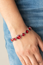 Load image into Gallery viewer, Lustrous Luminosity - Red Bracelet
