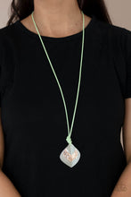 Load image into Gallery viewer, Face The ARTIFACTS - Green Necklace
