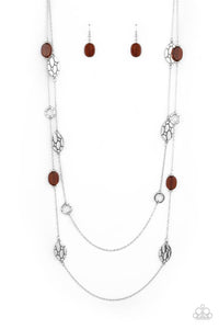 Cobble Creeks - Brown Necklace