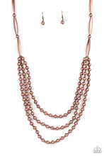 Load image into Gallery viewer, Beaded Beacon - Copper Necklace
