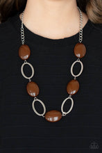 Load image into Gallery viewer, Beachside Boardwalk - Brown Necklace
