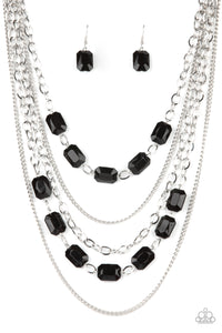 Standout Strands - Black Necklace