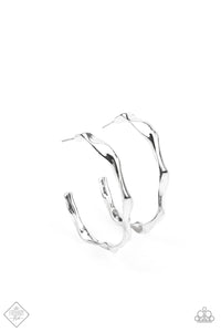 Coveted Curves - Silver Earrings