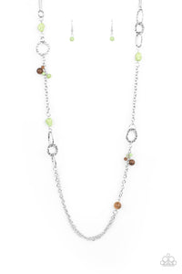 Sandstone Safari - Green Necklace