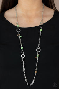 Sandstone Safari - Green Necklace