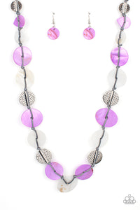 Seashore Spa - Purple Necklace