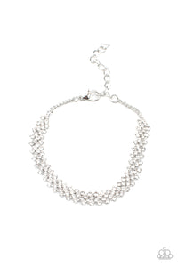 Chicly Candescent - White Necklace