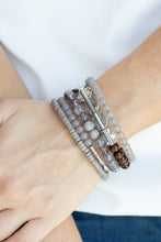 Load image into Gallery viewer, Free-Spirited Spiral - Silver Bracelet
