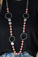 Load image into Gallery viewer, Sea Glass Wanderer- Orange Necklace
