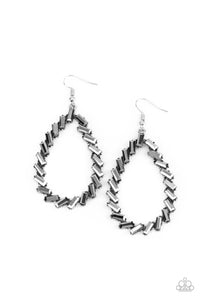 Striking RESPLENDENCE - Silver Earrings