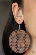 Load image into Gallery viewer, WEAVE Me Out Of It - Brown Earrings
