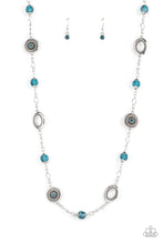 Load image into Gallery viewer, Glammed Up Goals - Blue Necklace
