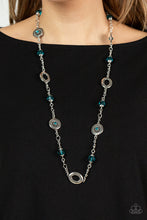 Load image into Gallery viewer, Glammed Up Goals - Blue Necklace
