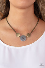 Load image into Gallery viewer, Shine Your Light - Brass Necklace
