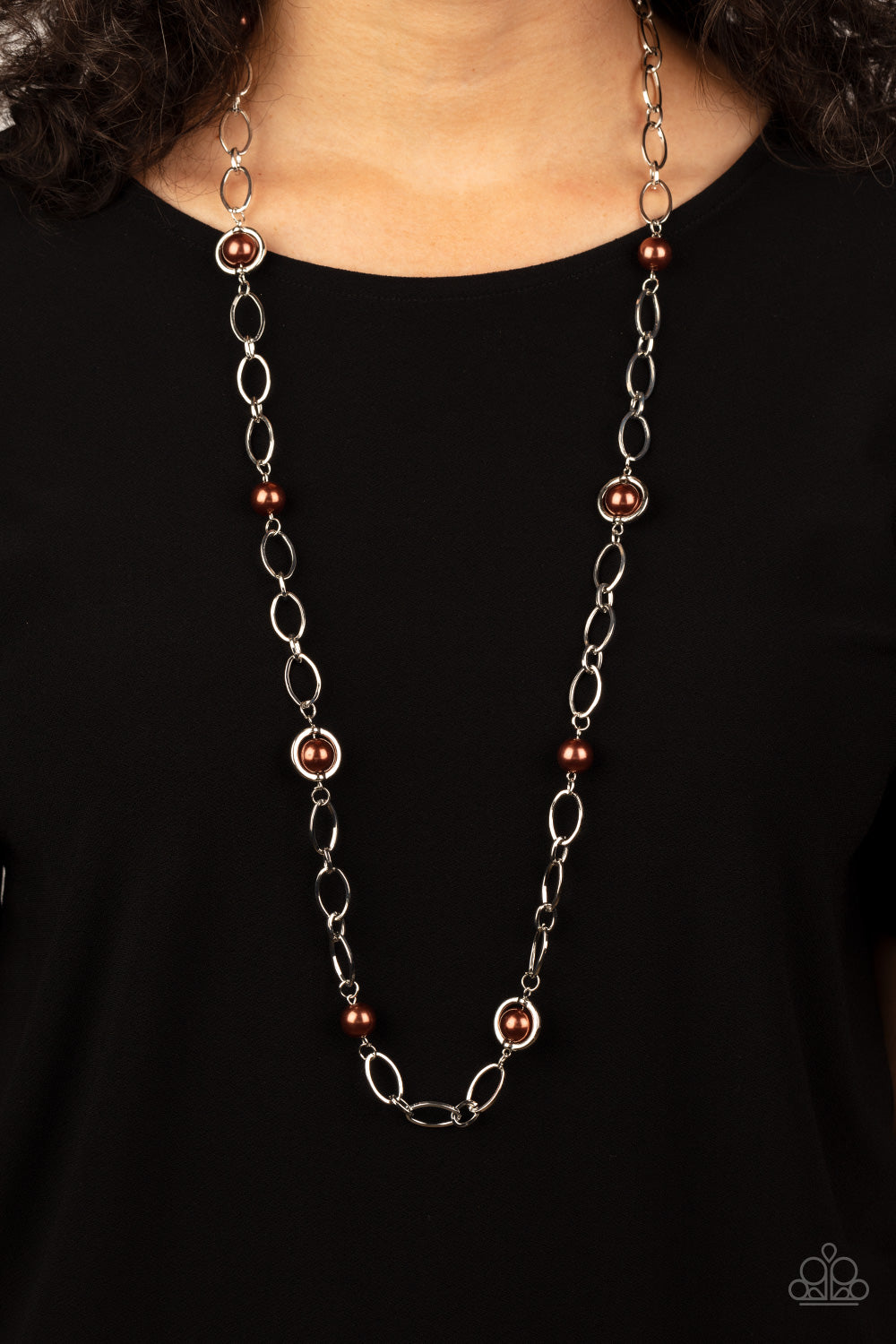 Fundamental Fashion - Brown Necklace